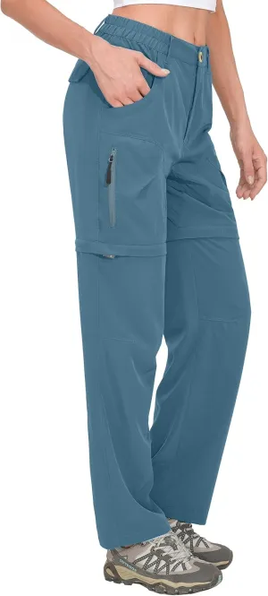 Little Donkey Andy Women's Hiking Zip Off Pants Quick Dry Convertible Shorts UPF 50  Lightweight Outdoor Fishing Safari Pants