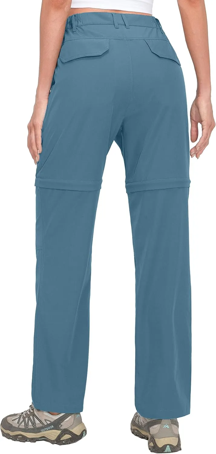 Little Donkey Andy Women's Hiking Zip Off Pants Quick Dry Convertible Shorts UPF 50  Lightweight Outdoor Fishing Safari Pants