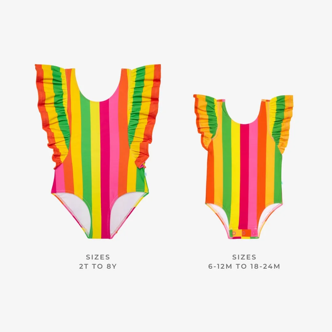 Lotte Flutter Sleeve One Piece Swimsuit