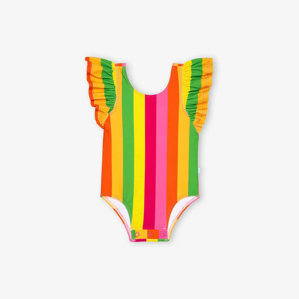 Lotte Flutter Sleeve One Piece Swimsuit