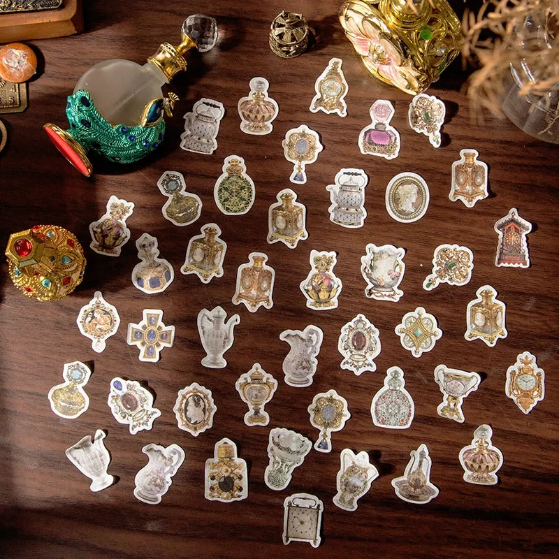 Love Old Objects Retro Items Stickers - Door,  Clocks, Trunks, Tea Ware