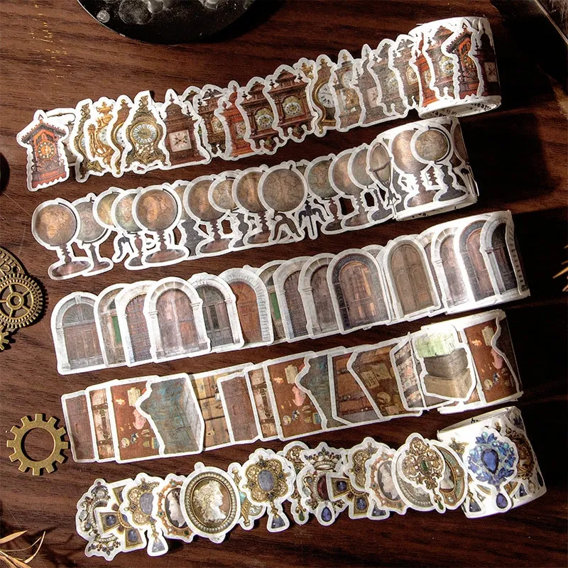 Love Old Objects Retro Items Stickers - Door,  Clocks, Trunks, Tea Ware