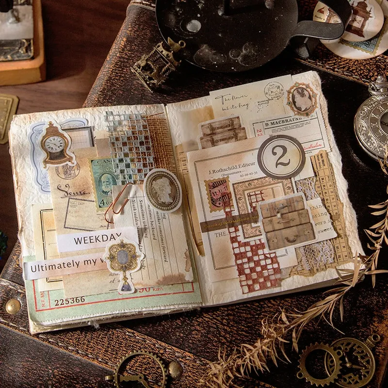 Love Old Objects Retro Items Stickers - Door,  Clocks, Trunks, Tea Ware