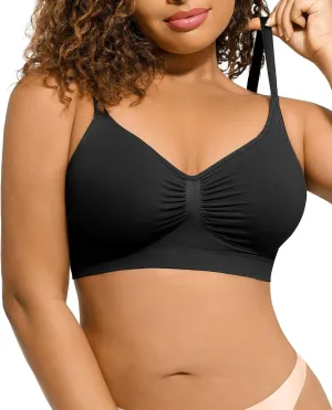 Lover-Beauty Bralettes for Women - Wireless Seamless Bra Stretch Comfort No Underwire Unlined Everyday Bras
