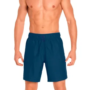 M-24-NVY - Wholesale Men's Solid Navy Swim Trunk