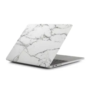 MacBook Pro 13 Touchbar pattern printing protective case - Marble Grain / Dark Grey