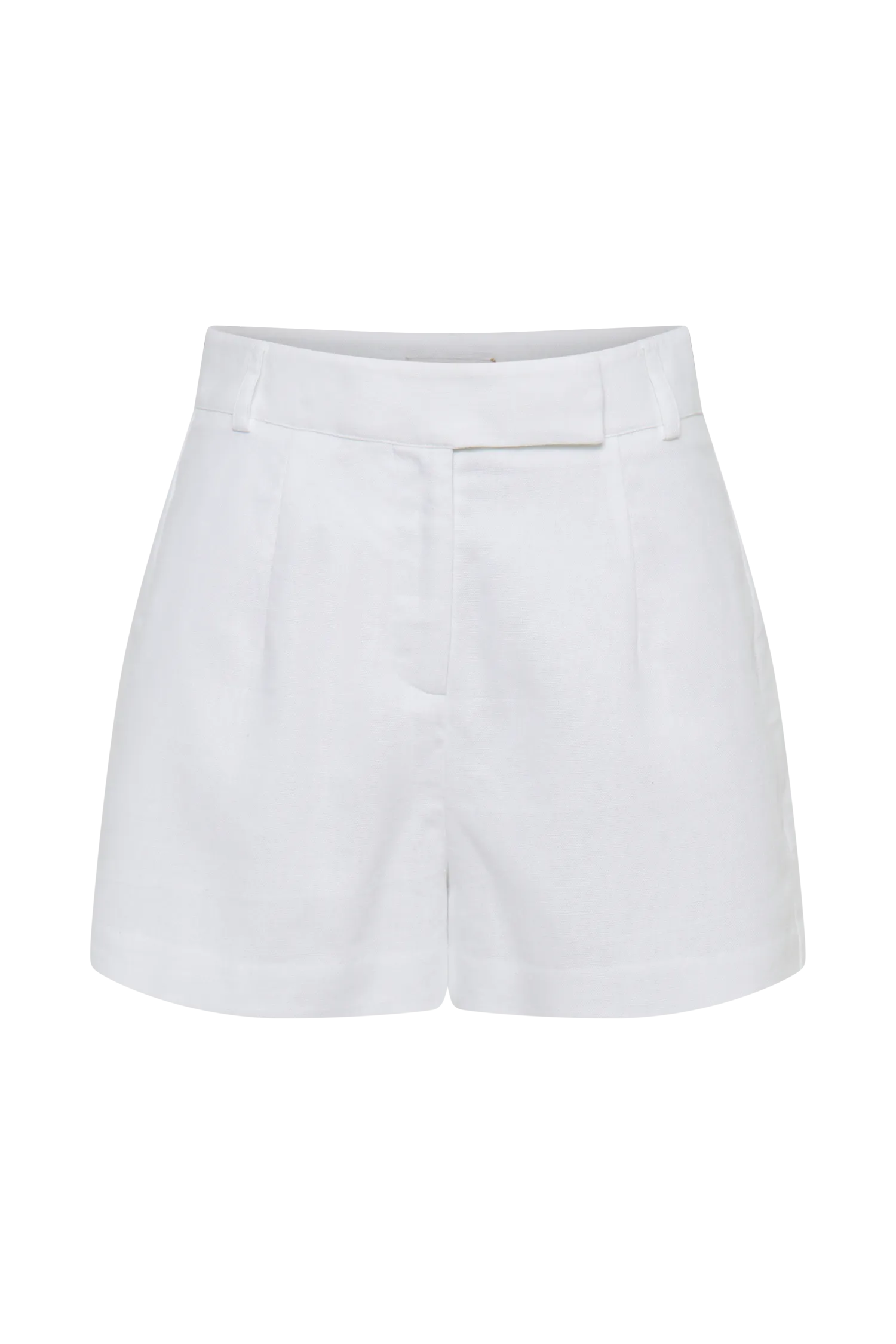 Massima Linen Shorts - White