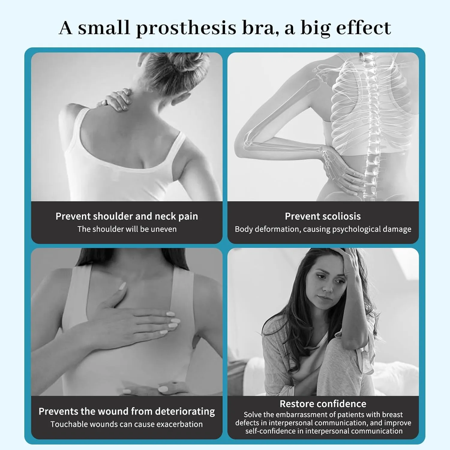 Mastectomy Camisoles with Prosthesis Breast, Comfort Women Post Sugical Tank Top, Prosthetic Breast Camisole