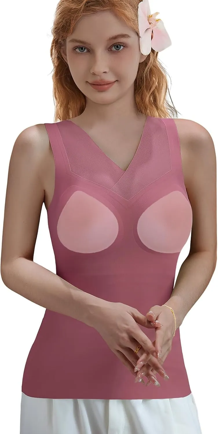 Mastectomy Camisoles with Prosthesis Breast, Comfort Women Post Sugical Tank Top, Prosthetic Breast Camisole