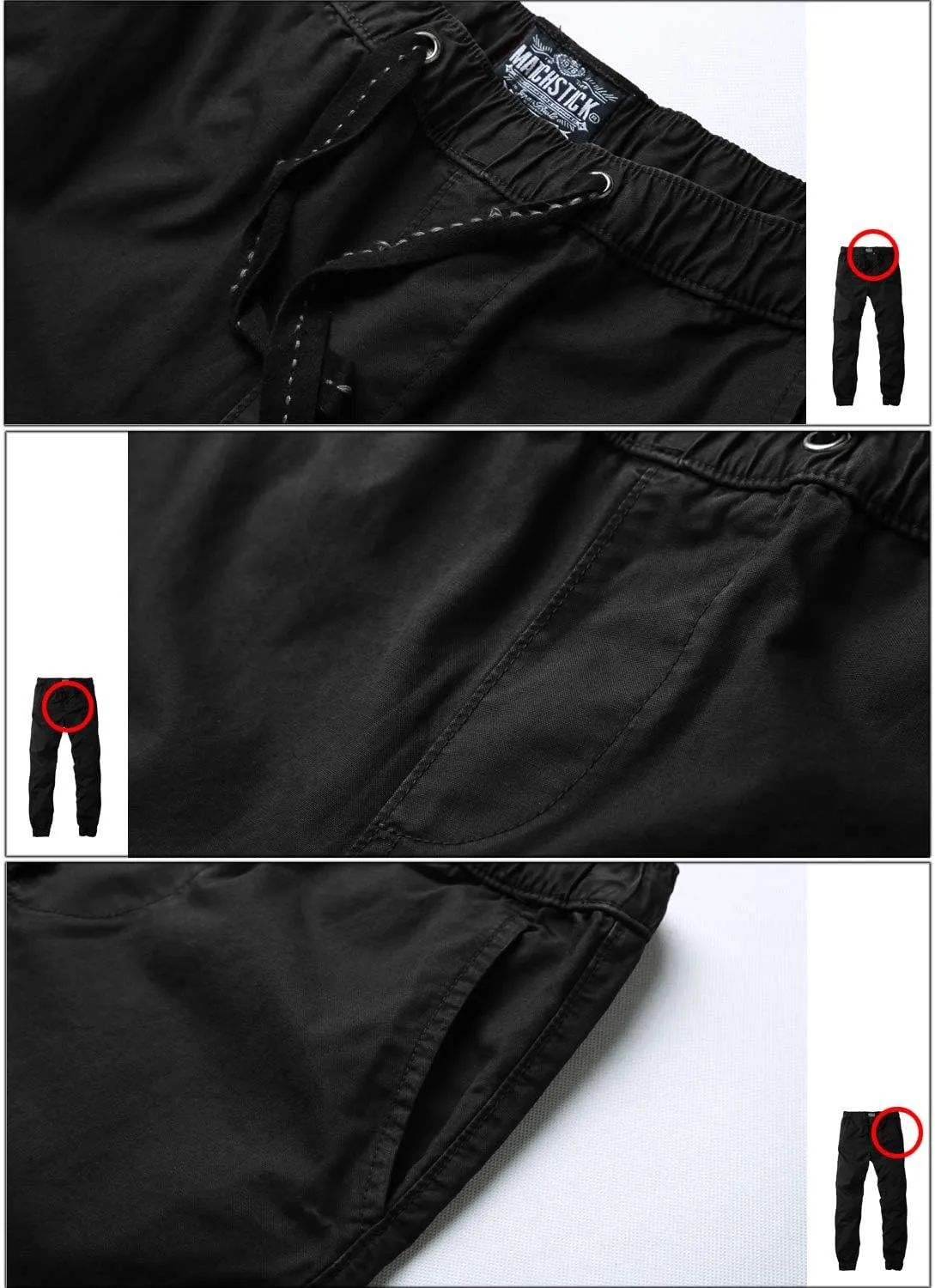 Match Men's Chino Jogger Pants