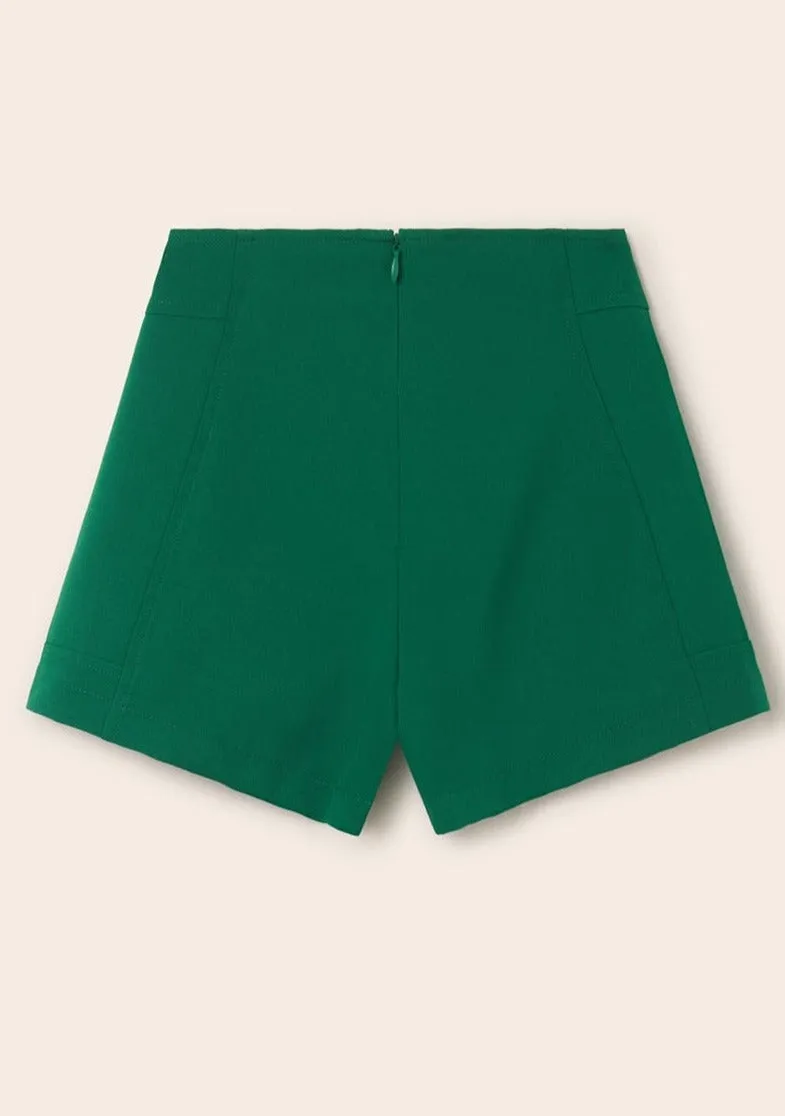 Mayoral Junior Crepe Shorts _Green 6235-086