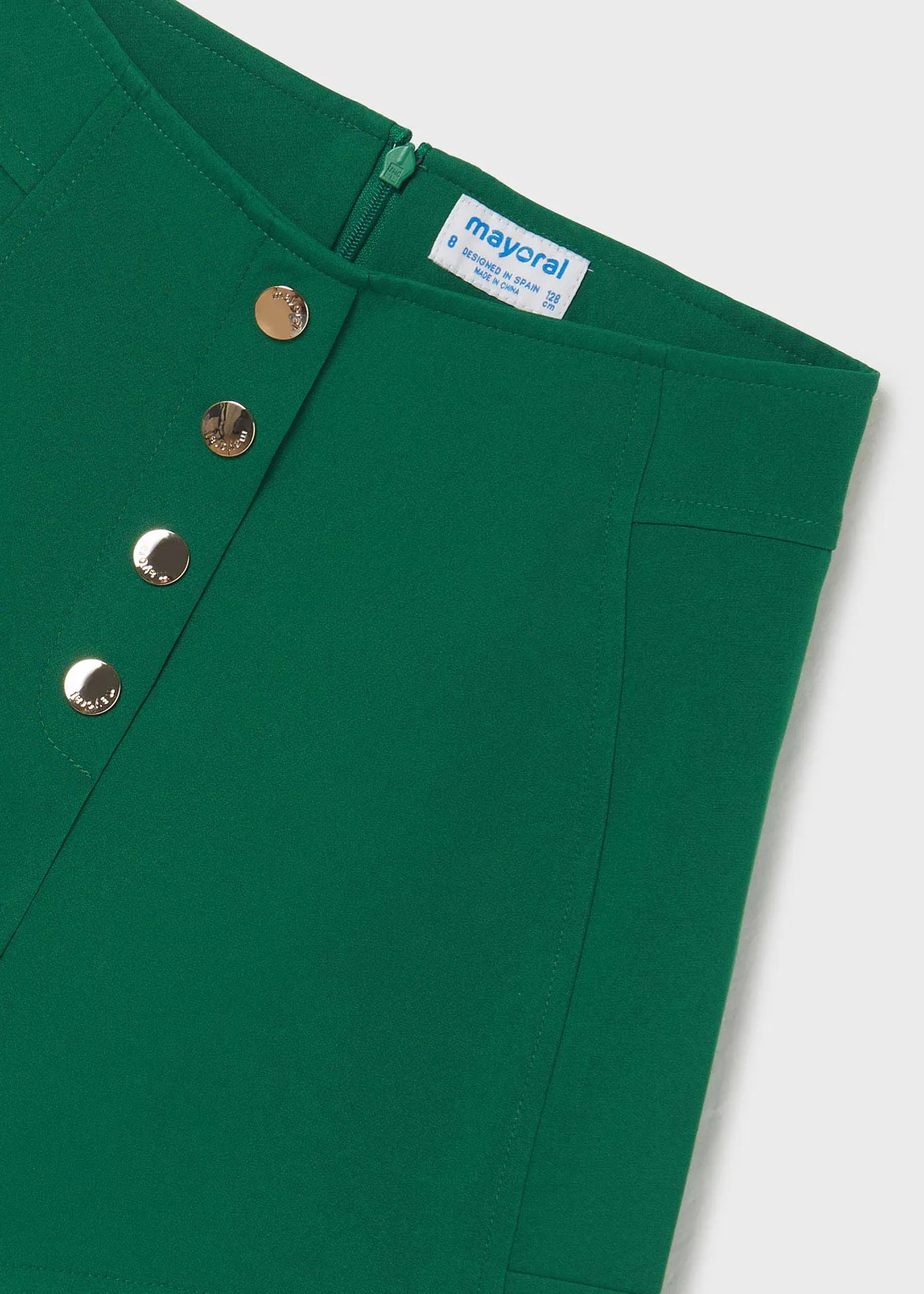 Mayoral Junior Crepe Shorts _Green 6235-086