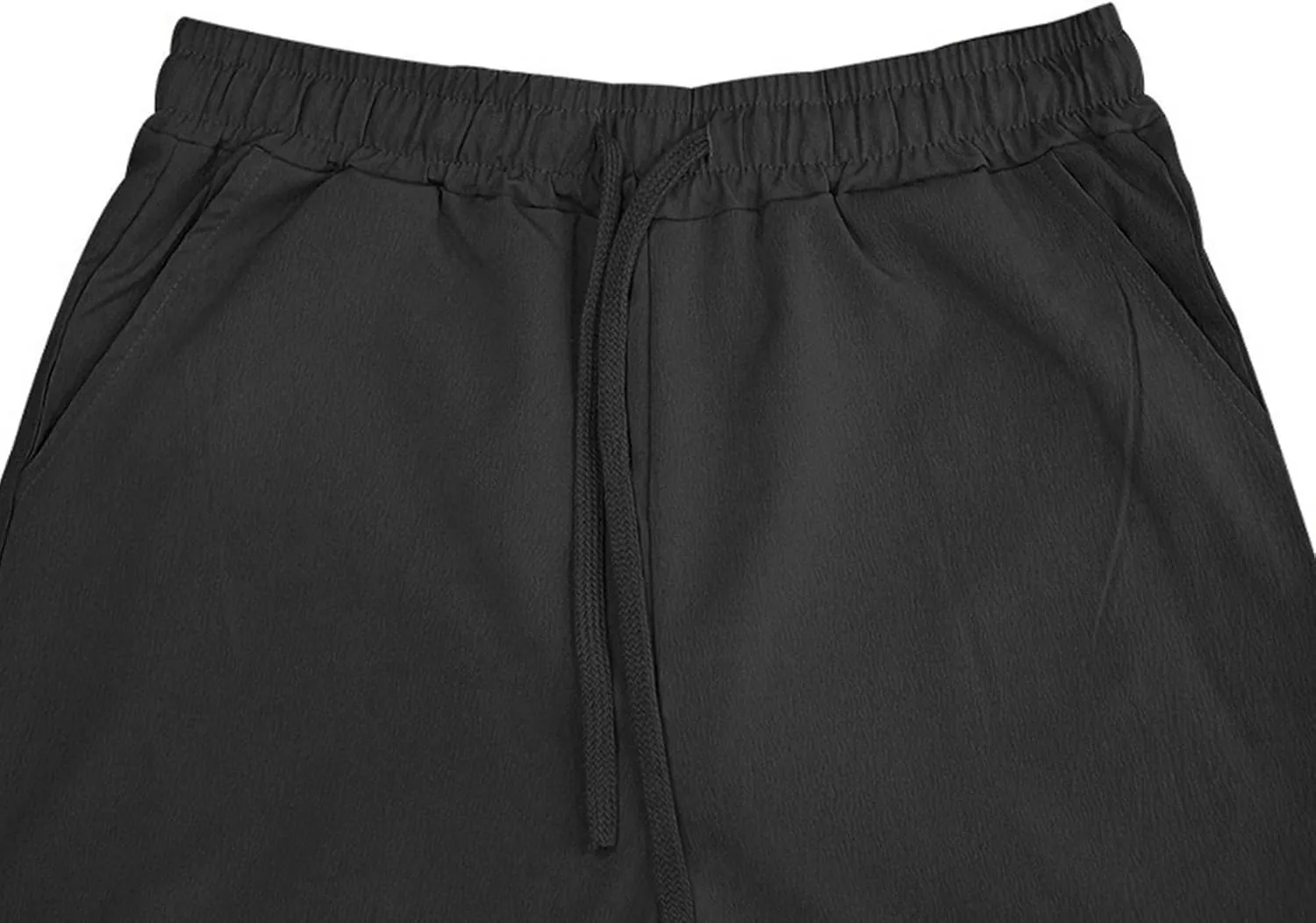 Men's Cotton Linen Sweatpants Yoga Pants Casual Loose Fit Jogging Pants Solid Drawstring Elastic Waist Trousers