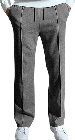Men's Dress Pants Slim Fit Pleated Trousers for Office Business and Formal Events Pantalones de Hombre Slacks