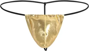 Mens G String Bikini Underwear Breathable Slutty Comfort Briefs Men Low Rise G-String Panties