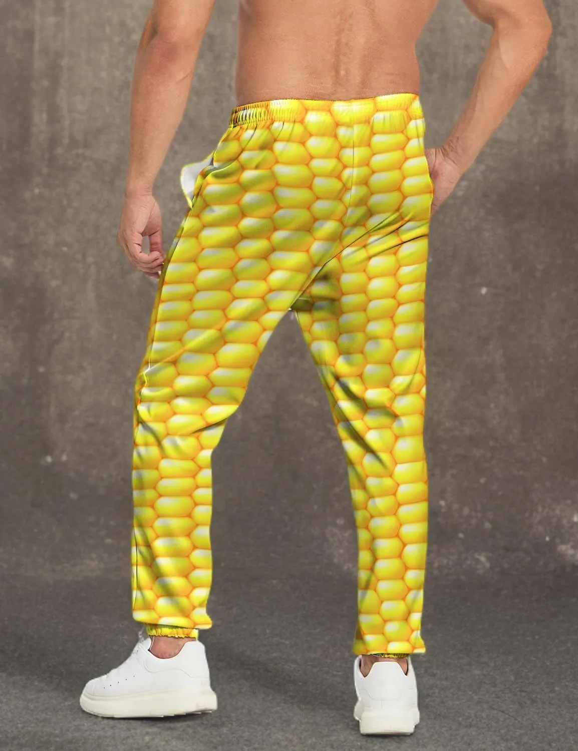Men's Jogger Pants 80s Workout Costumes 90s Funny Sweatpants with Pockets Casual Sports Track Pants