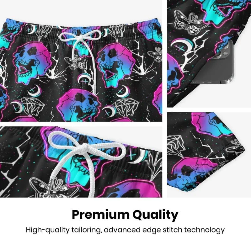 Men's Jogger Pants 80s Workout Costumes 90s Funny Sweatpants with Pockets Casual Sports Track Pants