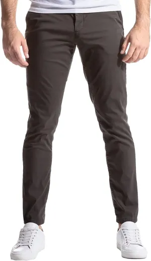 Men's Slim Fit Chino Pants Fashion Comfort Stretch Cotton Casual Pants Stylish Tapered Trousers