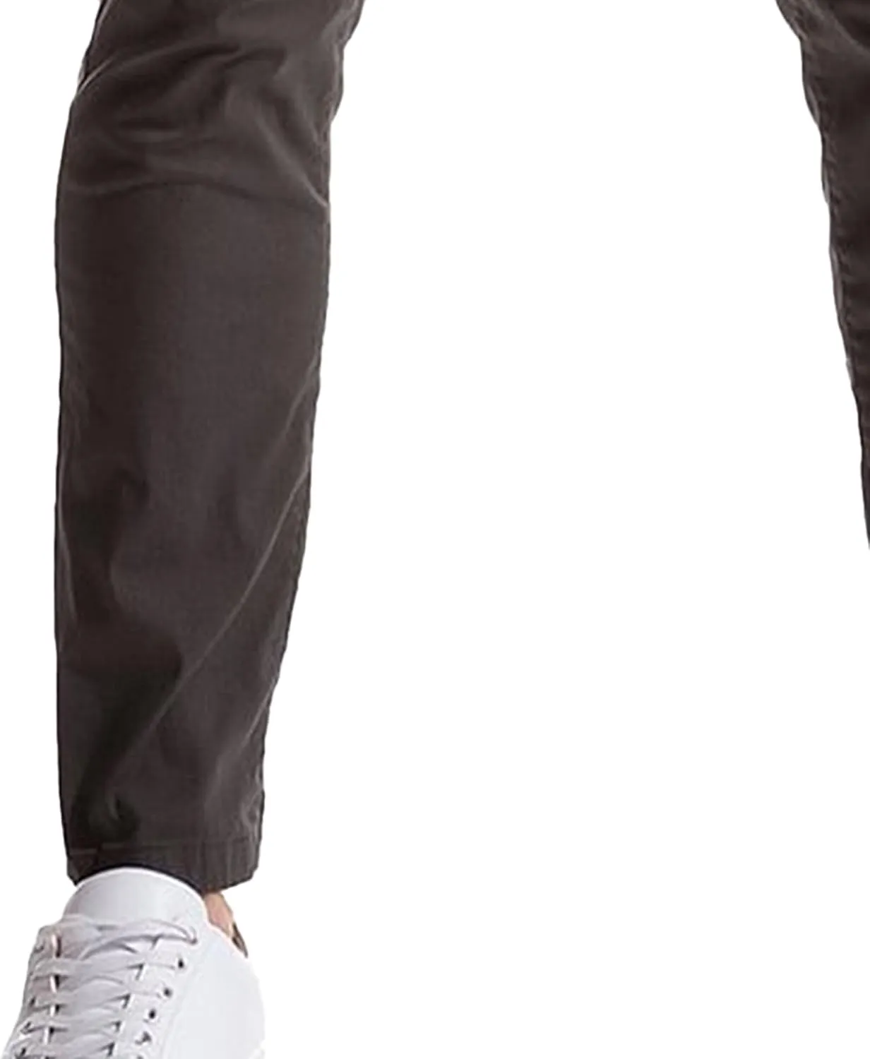 Men's Slim Fit Chino Pants Fashion Comfort Stretch Cotton Casual Pants Stylish Tapered Trousers
