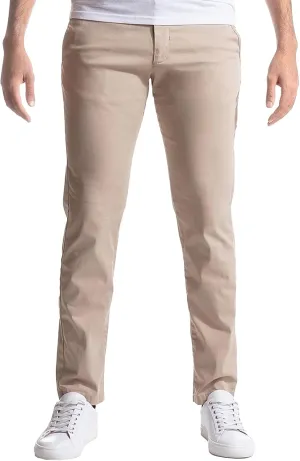 Men's Slim Fit Chino Pants Fashion Comfort Stretch Cotton Casual Pants Stylish Tapered Trousers