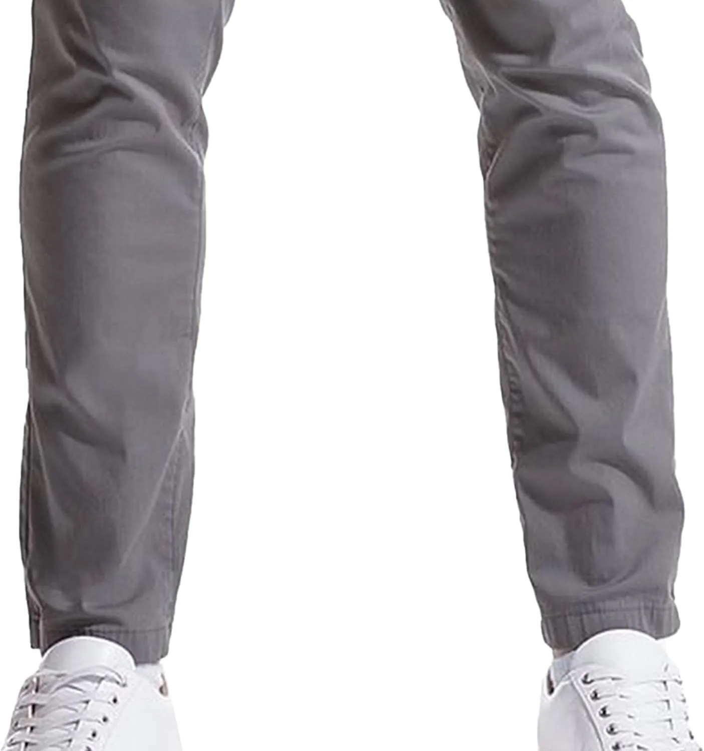 Men's Slim Fit Chino Pants Fashion Comfort Stretch Cotton Casual Pants Stylish Tapered Trousers