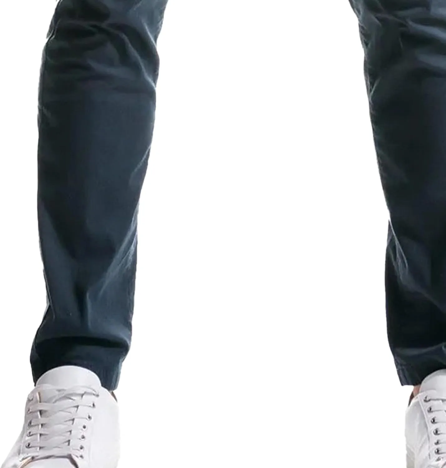 Men's Slim Fit Chino Pants Fashion Comfort Stretch Cotton Casual Pants Stylish Tapered Trousers