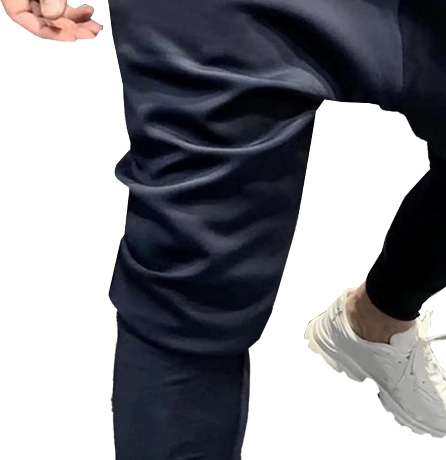 Men's Slim Fit Stretch Srtlish Casual Pants Elastic Waist Hip Hop Outdoor Pants Casual Sweatpants Athletic Trousers
