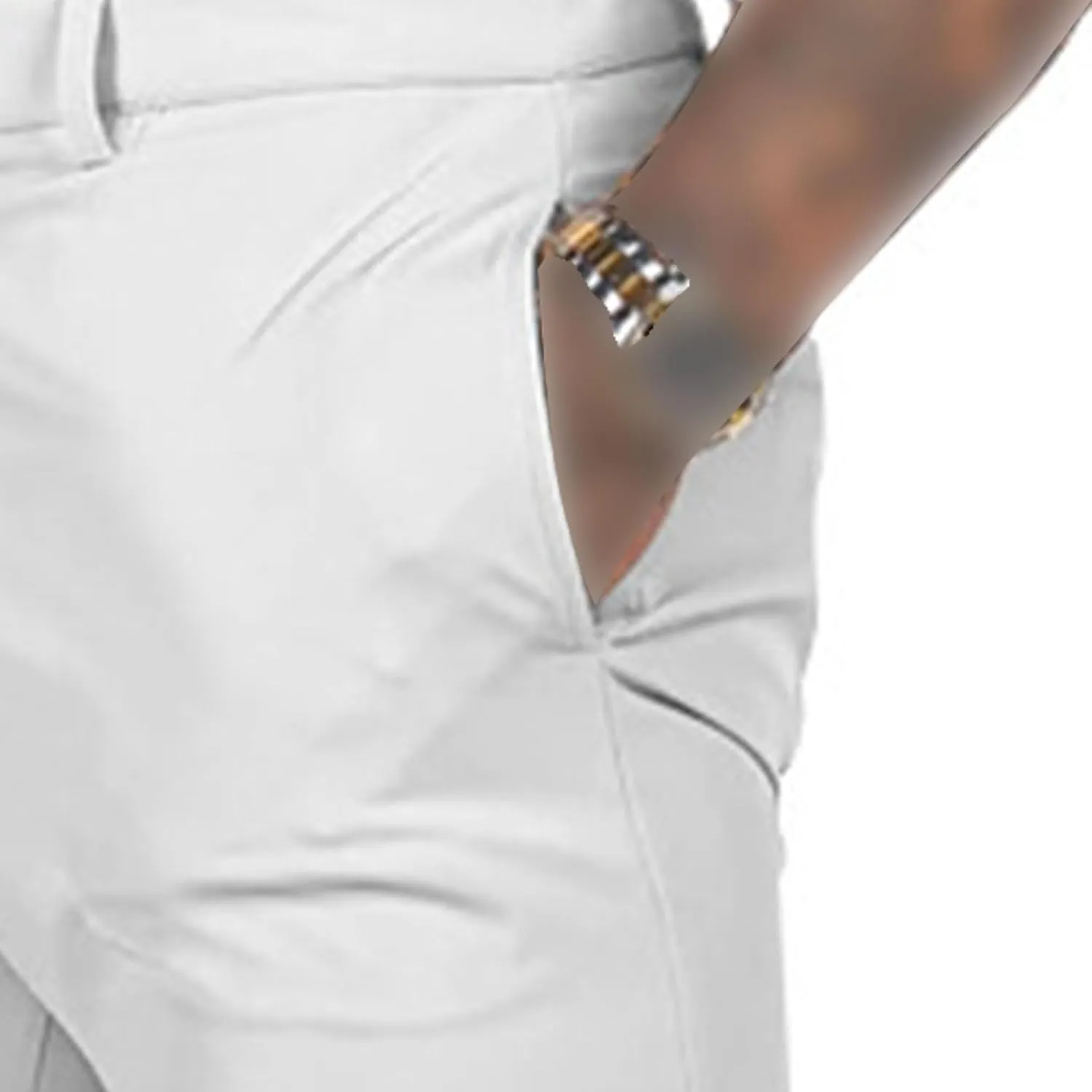 Men's Stretch Golf Pants with Belt Loops Casual Men Business Pant Slim Fit Tapered Flat Front Chino Pants