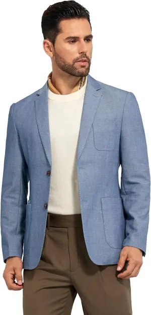 Mens Suit Jackets Blazer Slim Fit Casual Mens Sport Coats 2 Button Notched Lapel Dress Jacket for Men Prom Tuxedo Jacket
