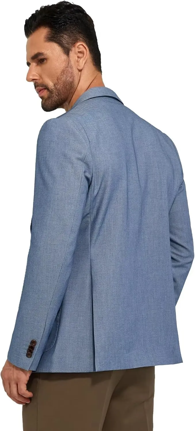 Mens Suit Jackets Blazer Slim Fit Casual Mens Sport Coats 2 Button Notched Lapel Dress Jacket for Men Prom Tuxedo Jacket