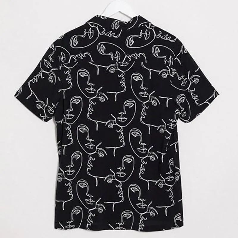 Men'S Summer Printed Casual Suit