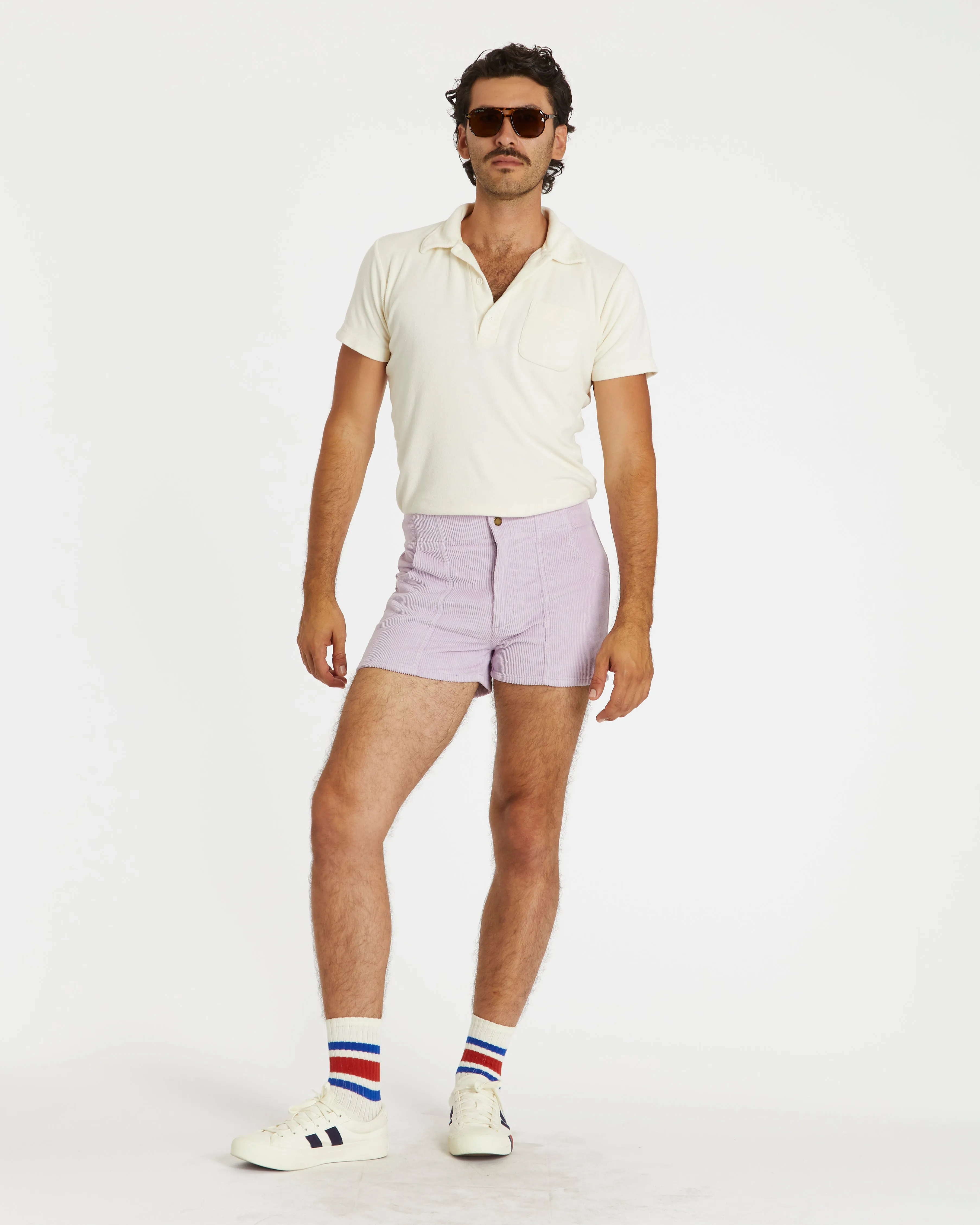 Men's Terry Polo (Cream)