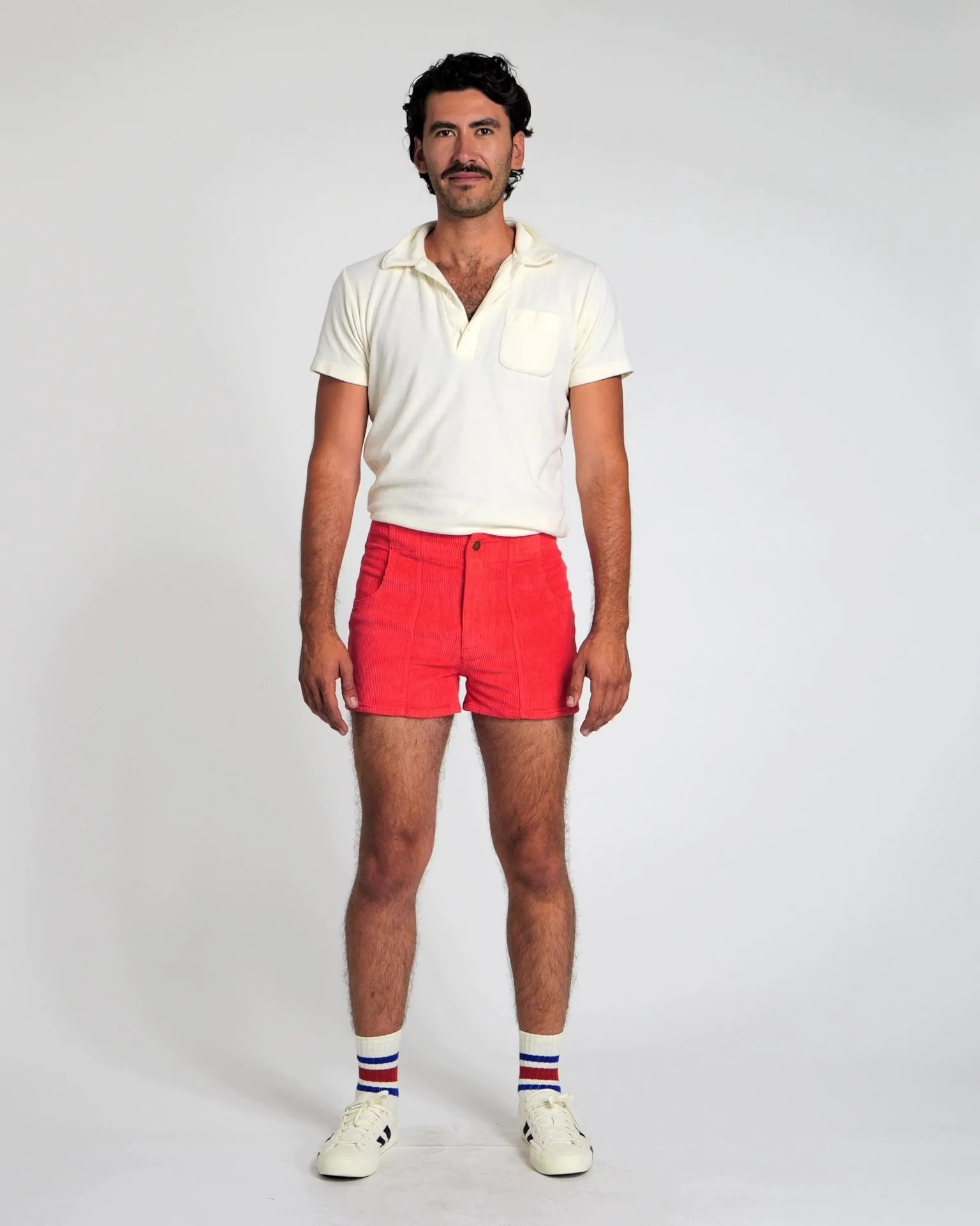 Men's Terry Polo (Cream)