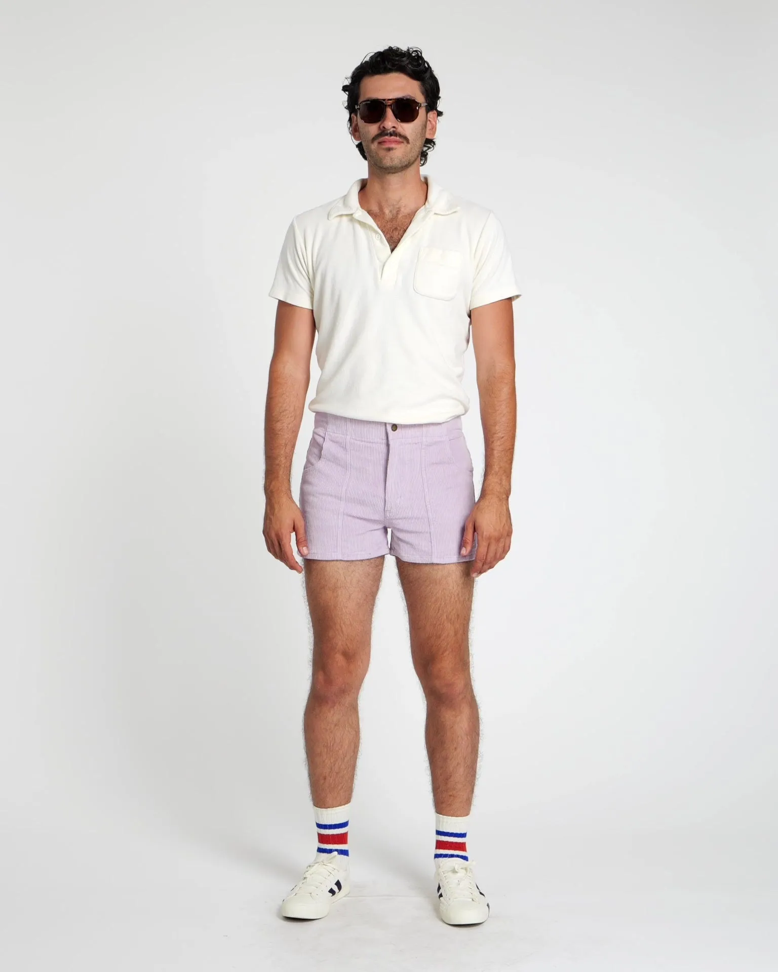 Men's Terry Polo (Cream)