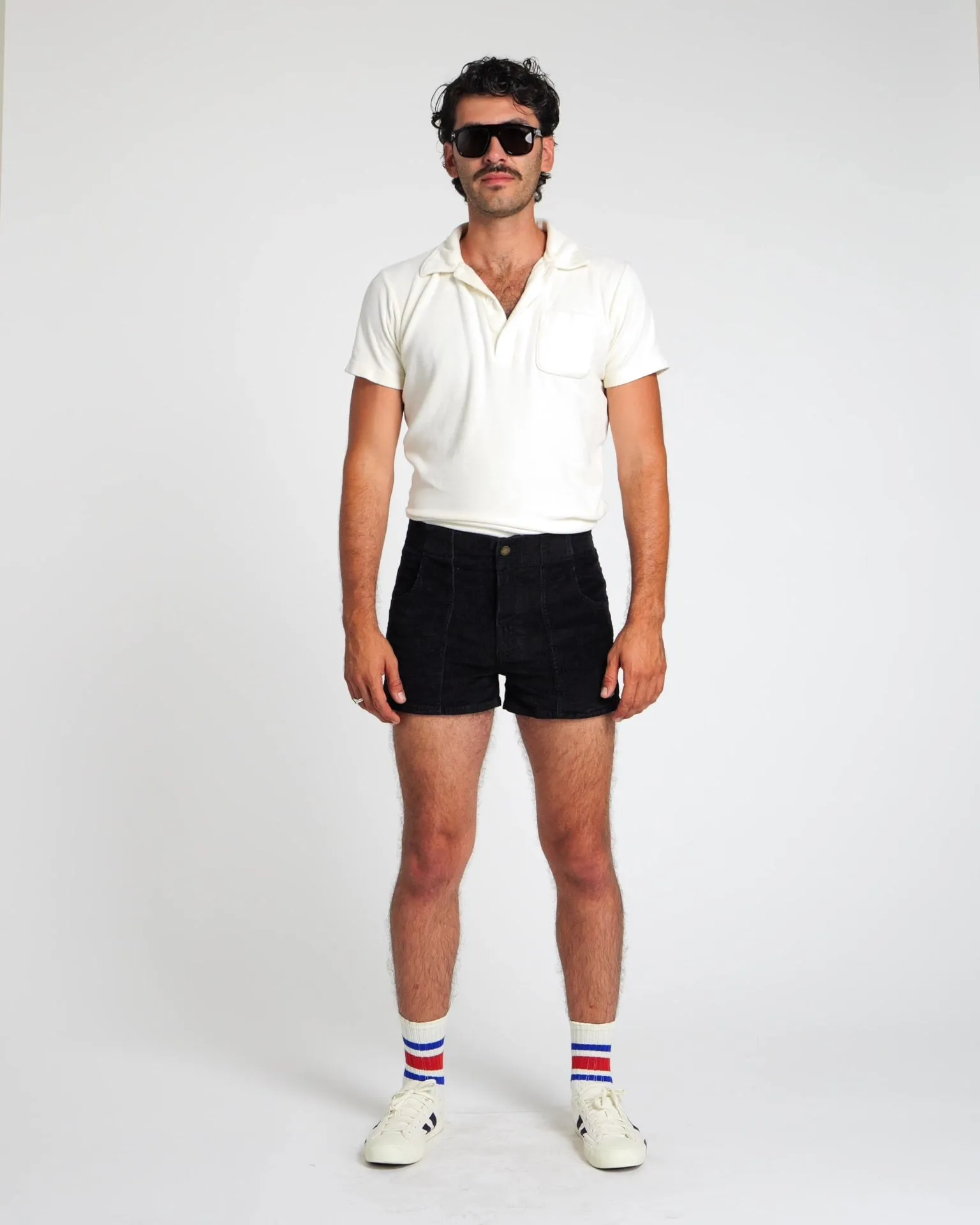 Men's Terry Polo (Cream)