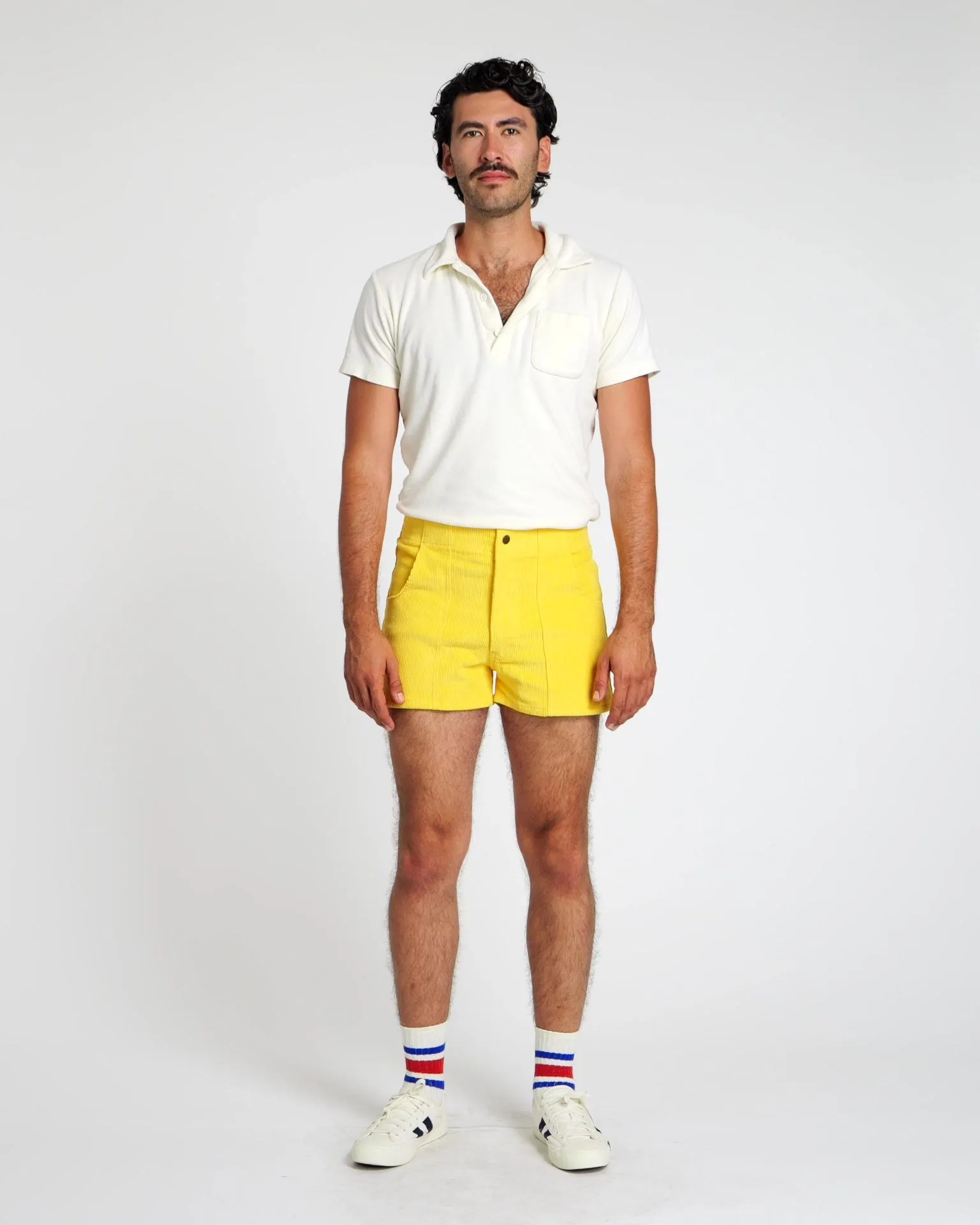 Men's Terry Polo (Cream)