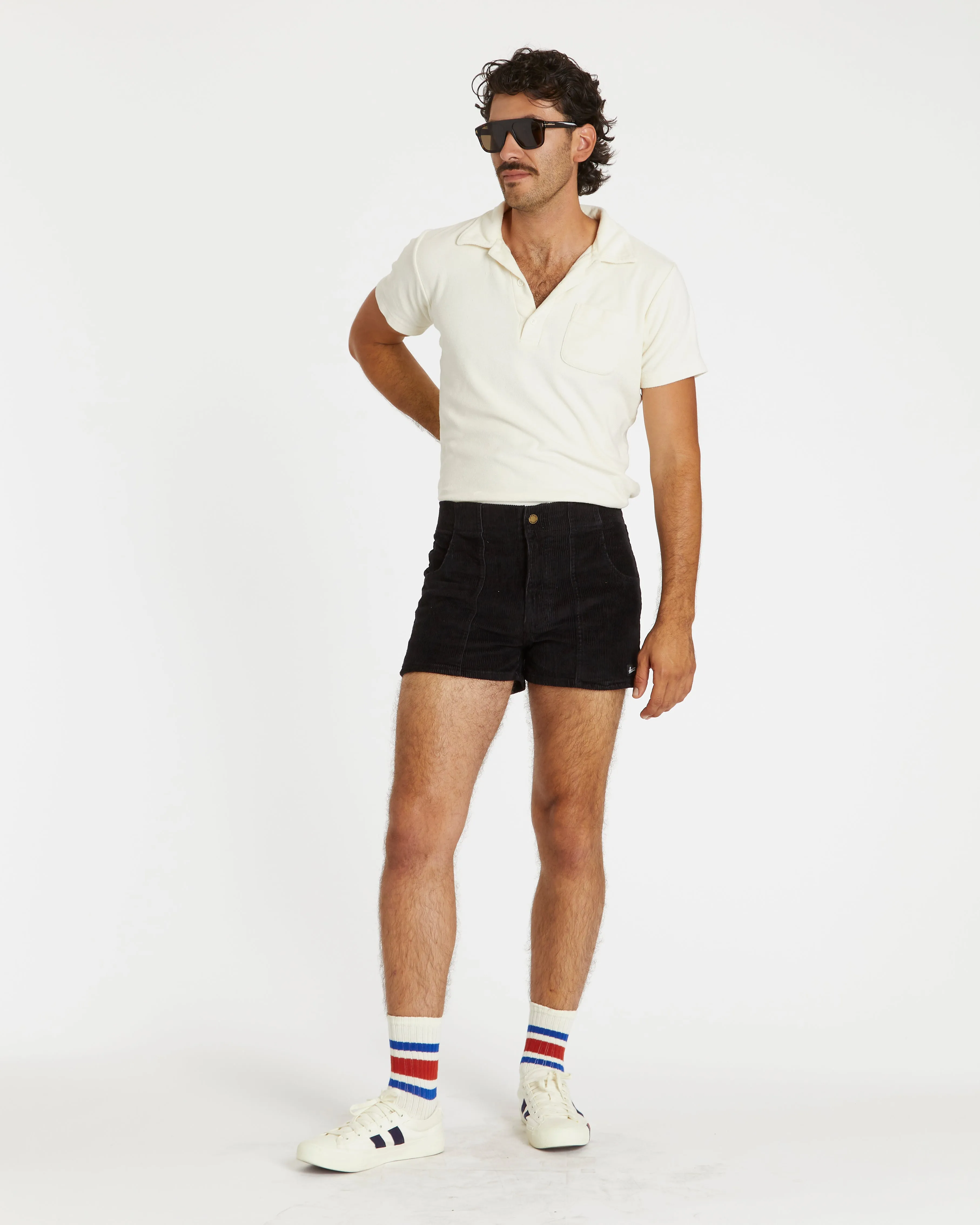 Men's Terry Polo (Cream)
