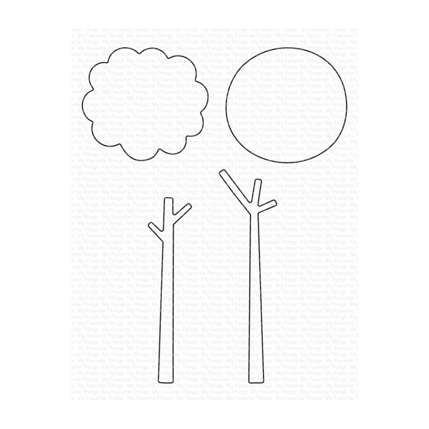 ^My Favorite Things Die-namics Dies - Tall Trees^
