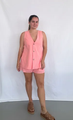 Nova Top & Short Set - Guava