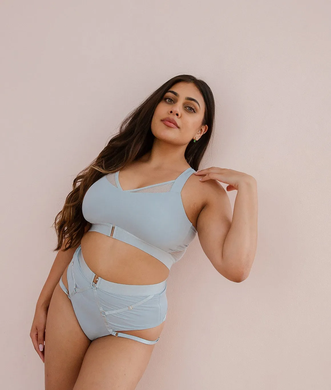 Perla Bra - Matte Baby Blue