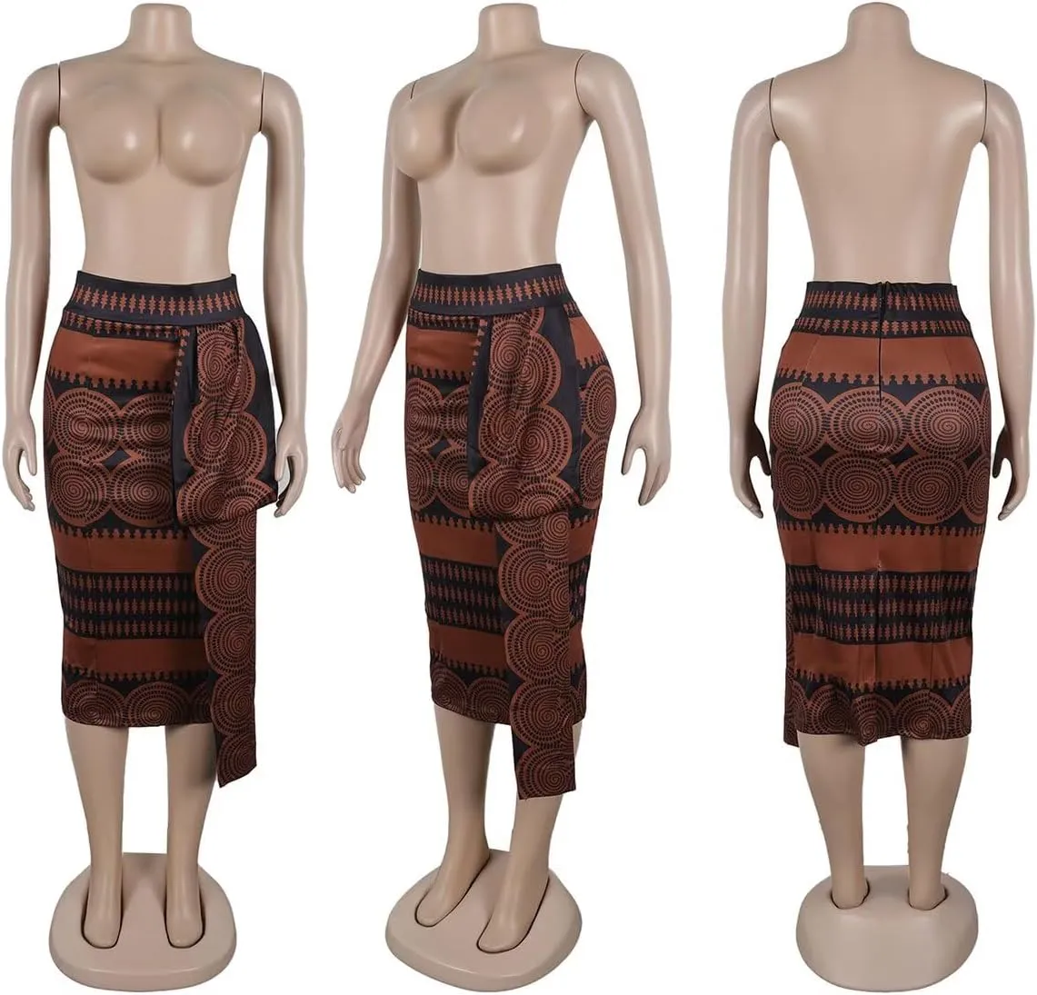 Pleated Skirt for Women Fashion Cartoon Print A-Line Skirt Vintage Skirts