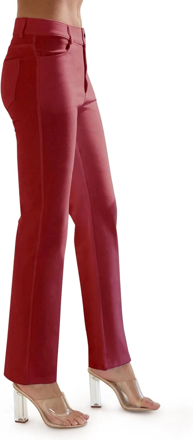 Prolific Health Women's Jean Denim Look Jeggings Straight Leg Many Colors Spandex Leggings Pants S-XXXL