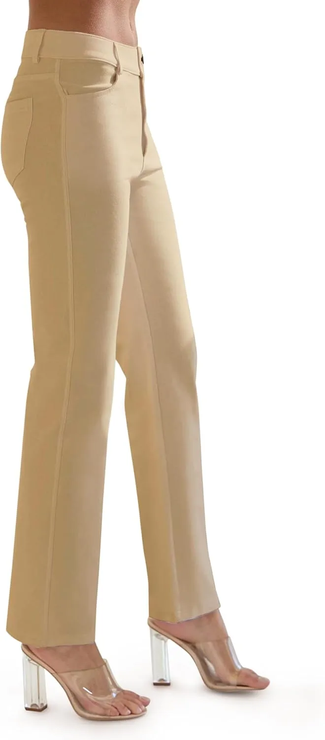 Prolific Health Women's Jean Denim Look Jeggings Straight Leg Many Colors Spandex Leggings Pants S-XXXL