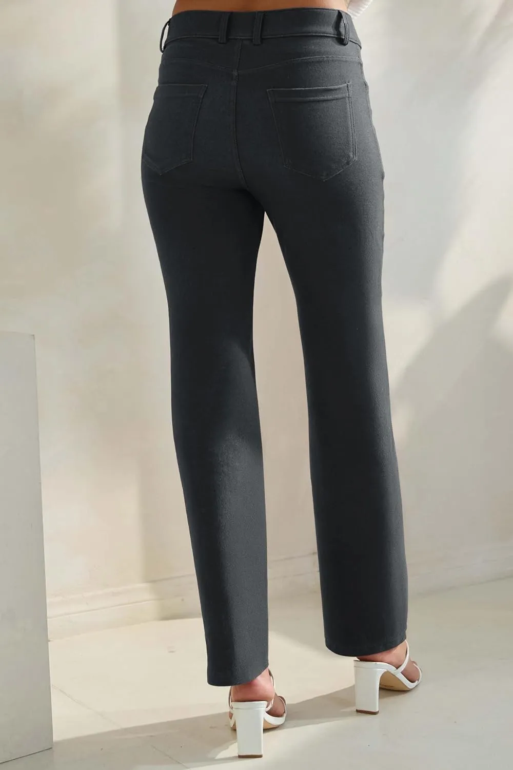 Prolific Health Women's Jean Denim Look Jeggings Straight Leg Many Colors Spandex Leggings Pants S-XXXL