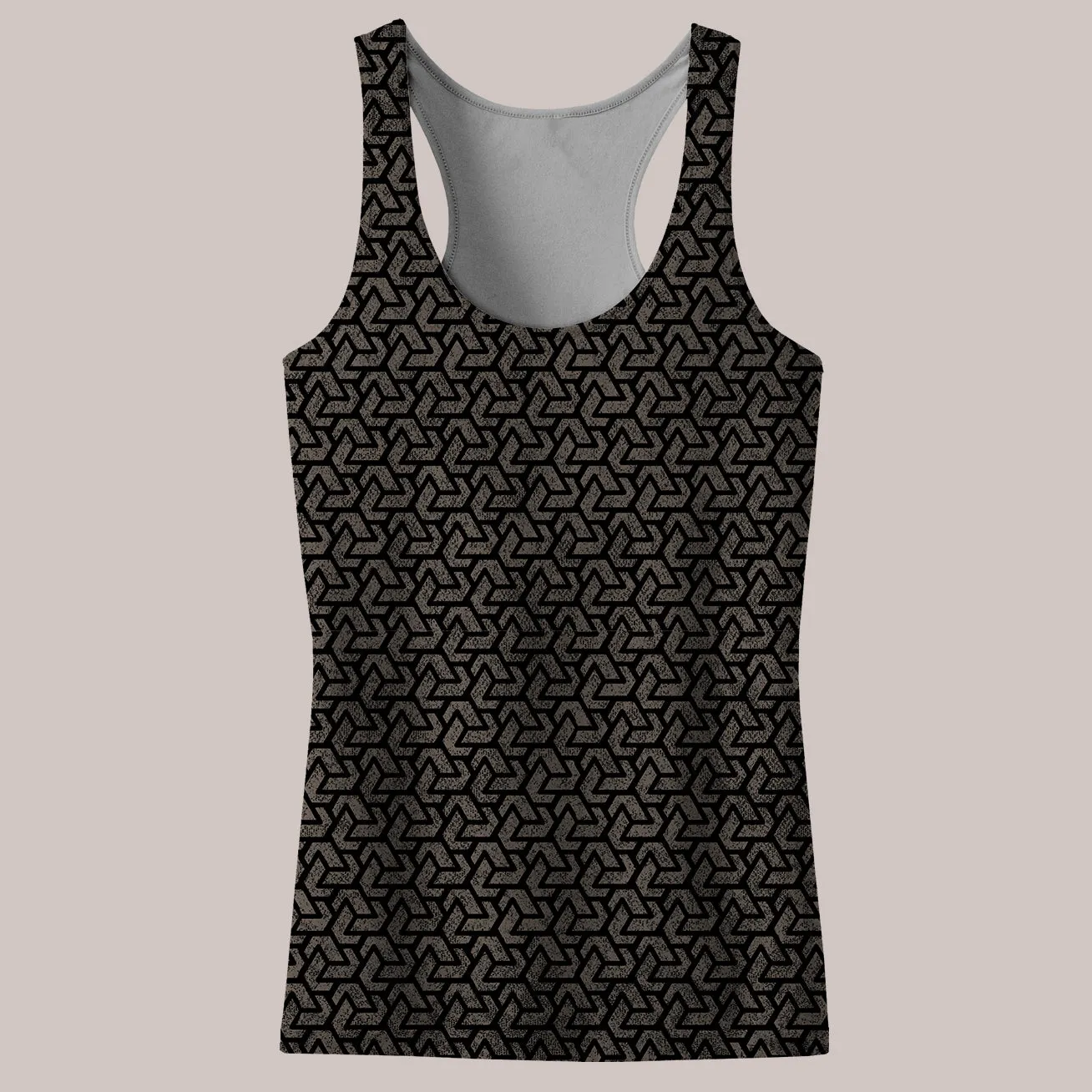 Psychedelic Tank Top (UV/RGB, Eco-Friendly, Womens, Racerback) | TRISKELE