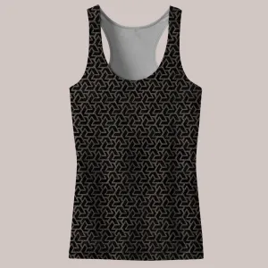 Psychedelic Tank Top (UV/RGB, Eco-Friendly, Womens, Racerback) | TRISKELE