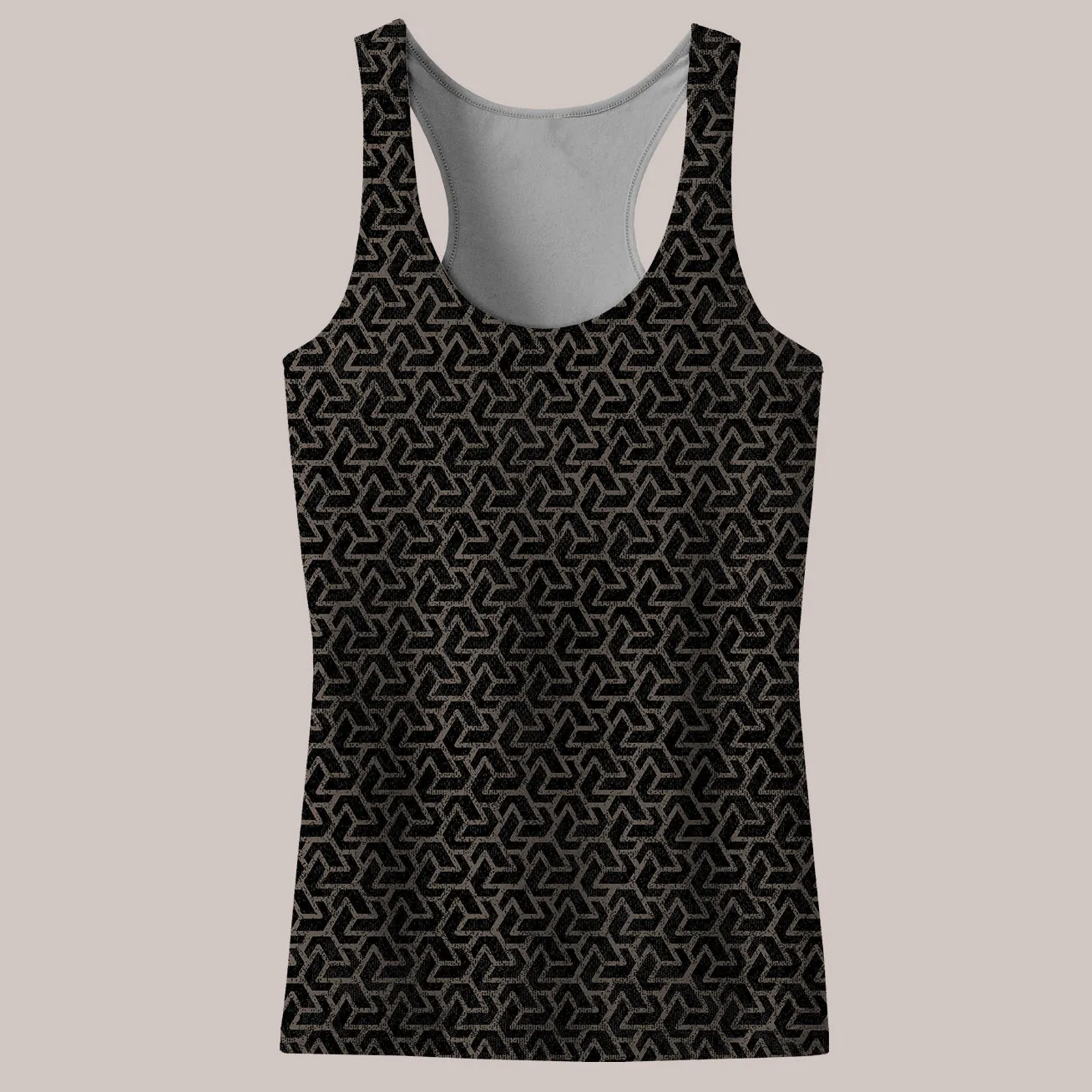 Psychedelic Tank Top (UV/RGB, Eco-Friendly, Womens, Racerback) | TRISKELE