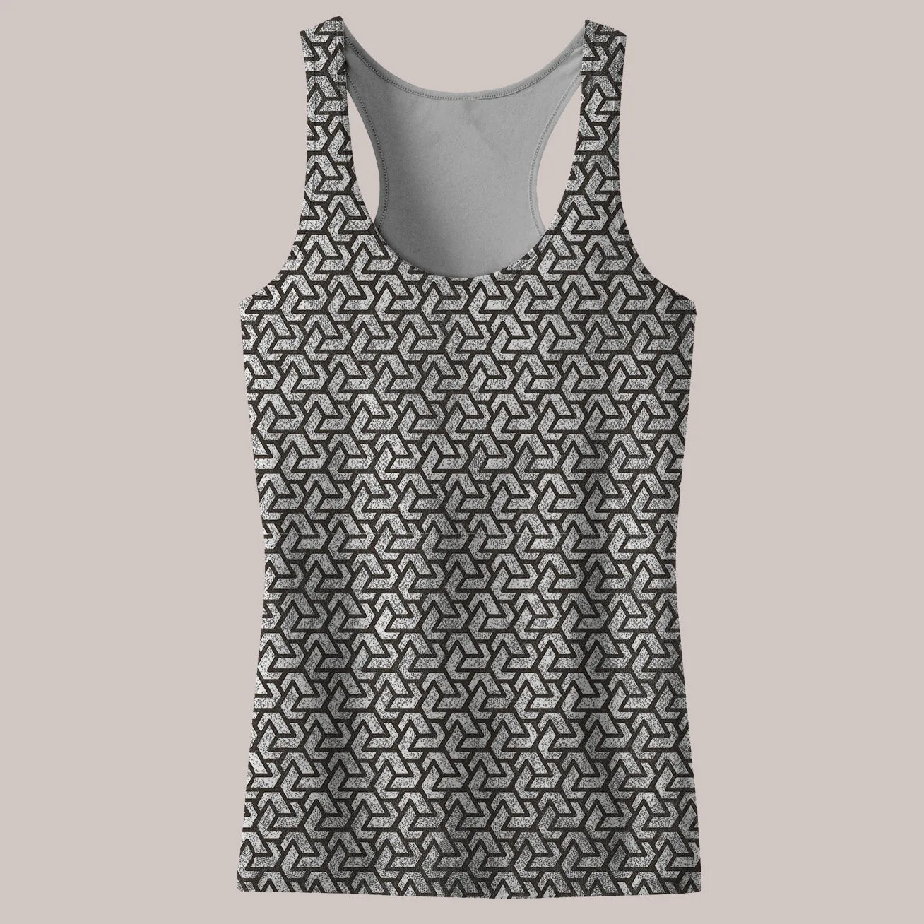 Psychedelic Tank Top (UV/RGB, Eco-Friendly, Womens, Racerback) | TRISKELE
