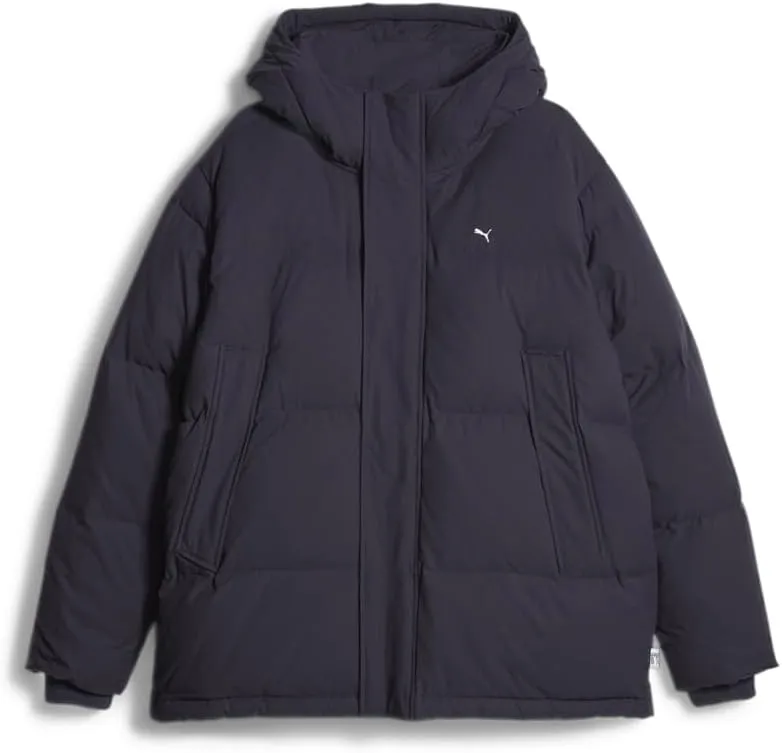 Puma Mens Machts Mit Qualitat Down Jacket Athletic Outerwear Casual Hood - Blue