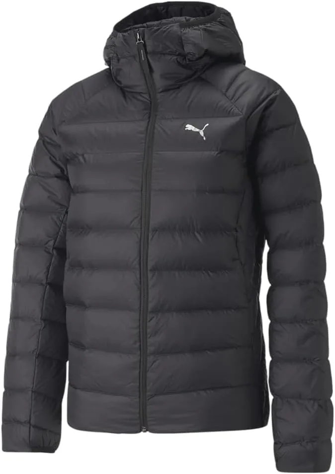 PUMA Womens Packlite Hooded Down Jacket Athletic Outerwear Casual - Black - Size XS